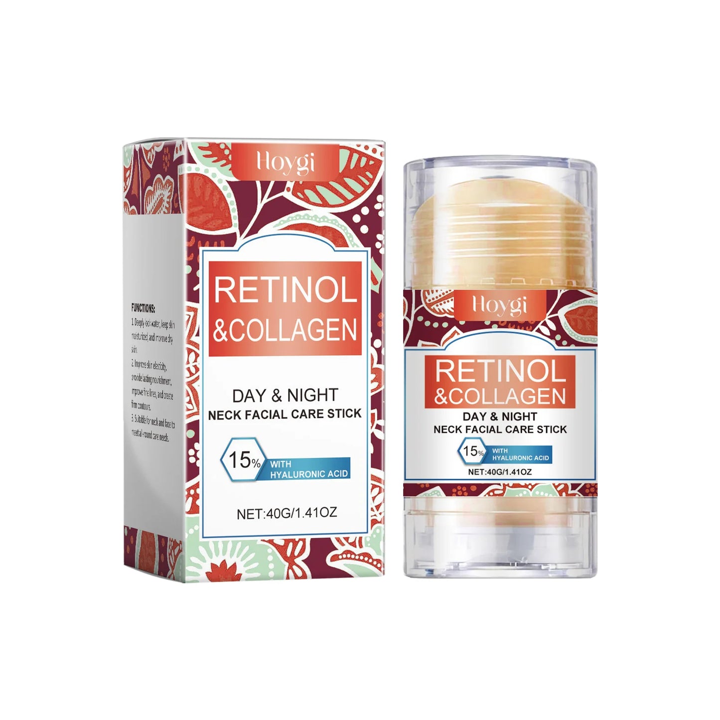 Retinol & Collagen Neck Cream - 40g | Firming, Moisturizing & Lifting | Hyaluronic Acid for All Skin Types Pi-Mart