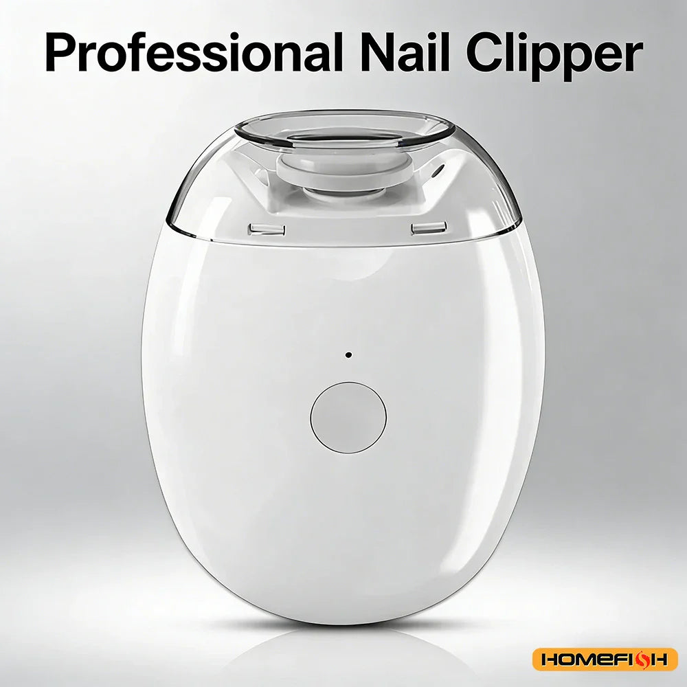 Baby & Adult Manicure Care: LED Light Electric Nail File, Automatic Polisher & Grinder in Mini Size Tri Light Beauty