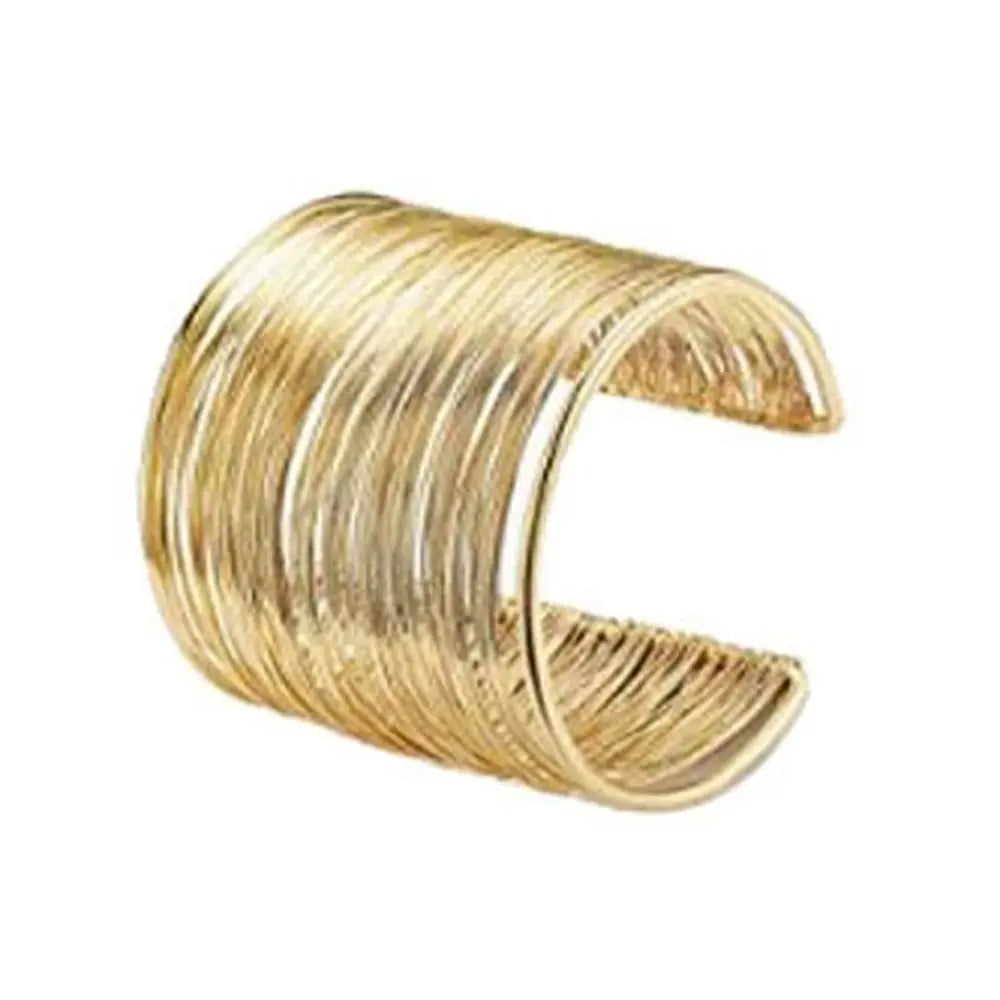 Girl Gift Niche Design Europe American Wrist Accessory Alloy Cuff Bangles Bohemian Bracelet Wide Open Bracelet Women Bracelet Pi-Mart