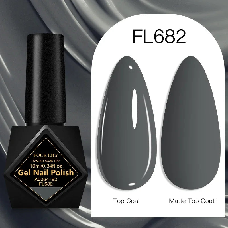 10ml Gel Nail Polish 162 Colors Nail Supplies Vernis Semi Permanent Nail Art Manicure Soak Off LED UV Gel Nail Varnishes Summer Tri Light Beauty