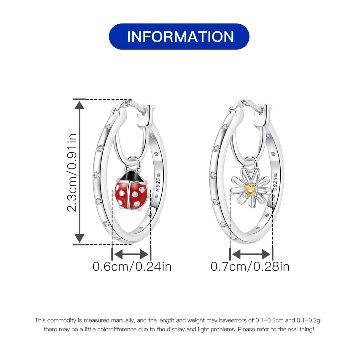 925 Sterling Silver Cute Lazy Cat Animal Pet Earrings Jewelry Hoop Earrings For Women Jewelry Birthday Party Fine Gifts Pi-Mart
