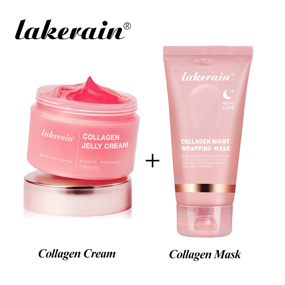 Collagen Wrapping Peel-off Mask Rejuvenation Moisturizing Brightening Korean Face Mask Make Glowy Skin Elasticity Facial Mask Pi-Mart