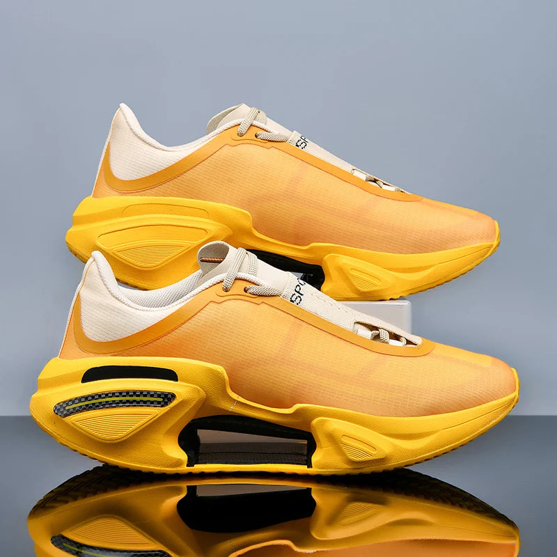 Men's Breathable Casual Sneakers Luxury Trainer Fashion Loafers Comfortable Wear and Relaxed Life Running Shoes for Male Pi-Mart