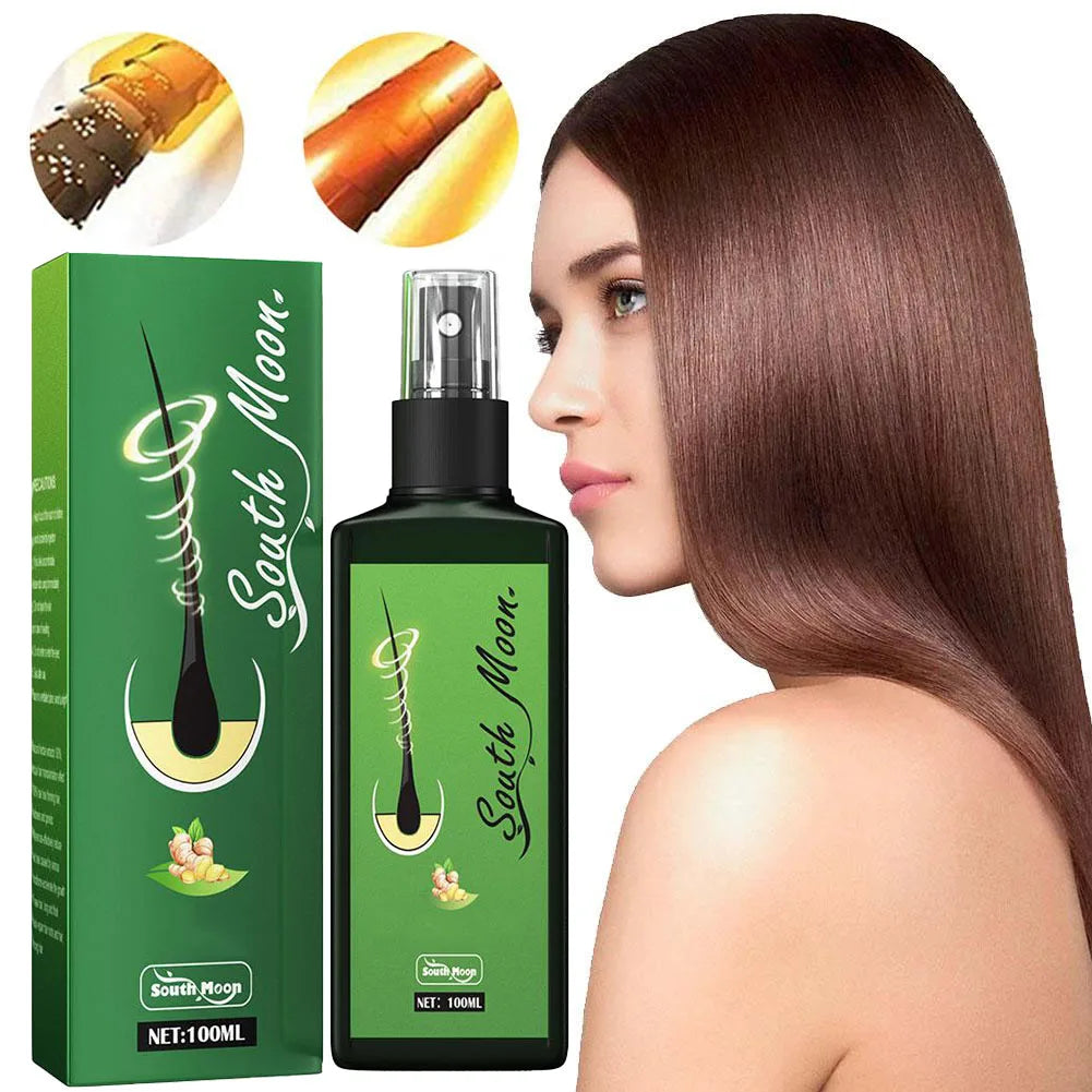 100ml Ginger Hair Care Spray Product Natural Hair Care Serum Nourish Damaged Hair Care Products Beauty Health Tri Light Beauty