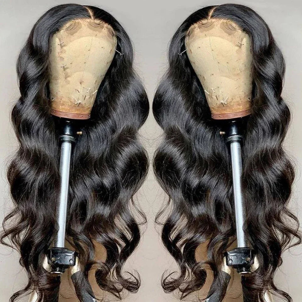 Ready To Wear Body Wave Glueless Wigs 6x4 5x5 Pre-Cut Lace Closure Remy Human Hair 13x4 Lace Frontal Wig Brazilian Curly Wave LadyShow.Store