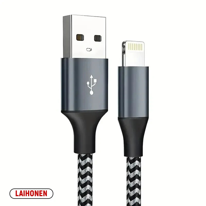 1M 2M 3M USB A To Lightning MFi Certified  Cable For iPhone 14 13 12 11 X XR Pro Max Fast Charging Cable Charger Data Wire Cord Pi-Mart