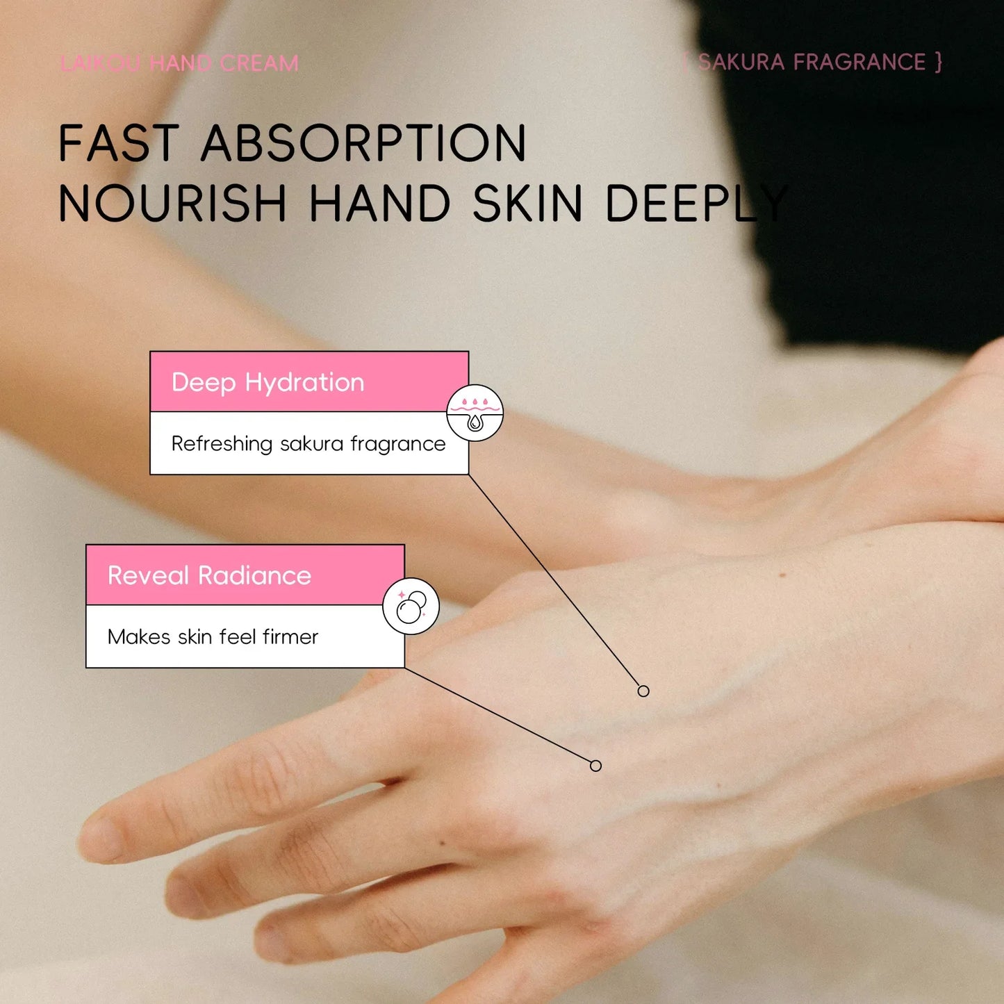 7pcs Collagen Sakura Hand Cream Skin Soften Nourish Care Deep Cracked Repair Beauty Products Girl Moisturizing Hand Skin Tri Light Beauty