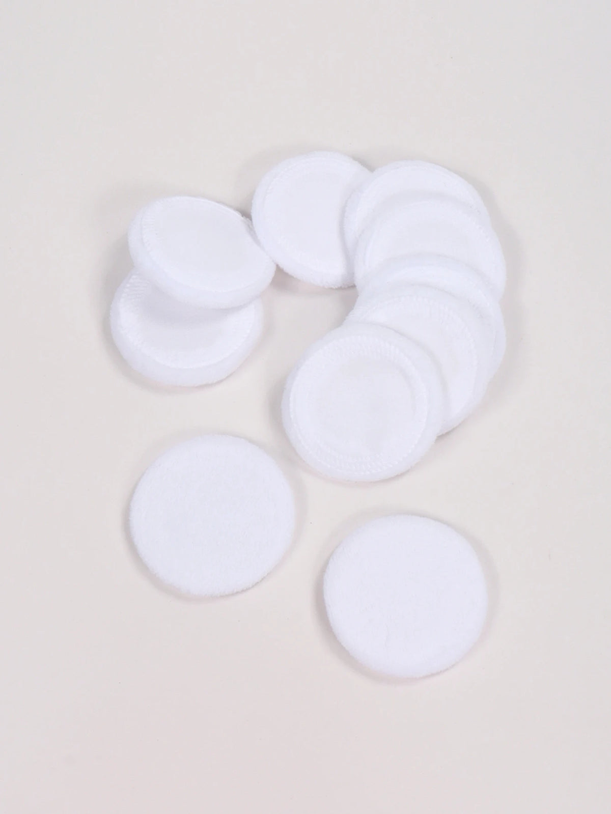 2-5-10-20Pcs Portable and Practical High-Grade White Round Powder Puff for Base and Fixing Makeup Pi-Mart