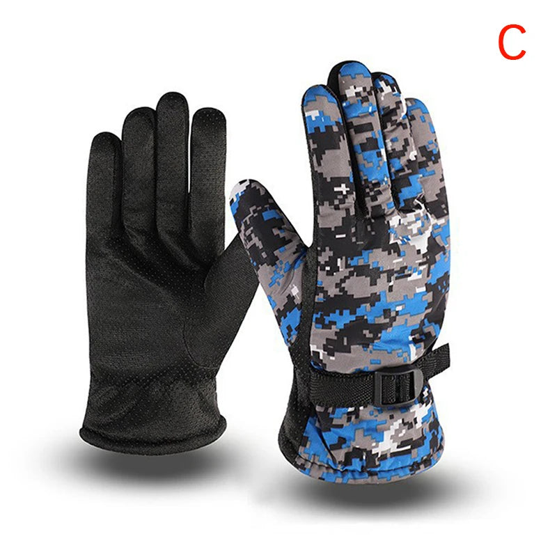 Winter Fishing Gloves 2 Finger Flip Waterproof Winter Gloves Windproof Photograph Men Women Warm Protection Fish Angling Gloves Pi-Mart