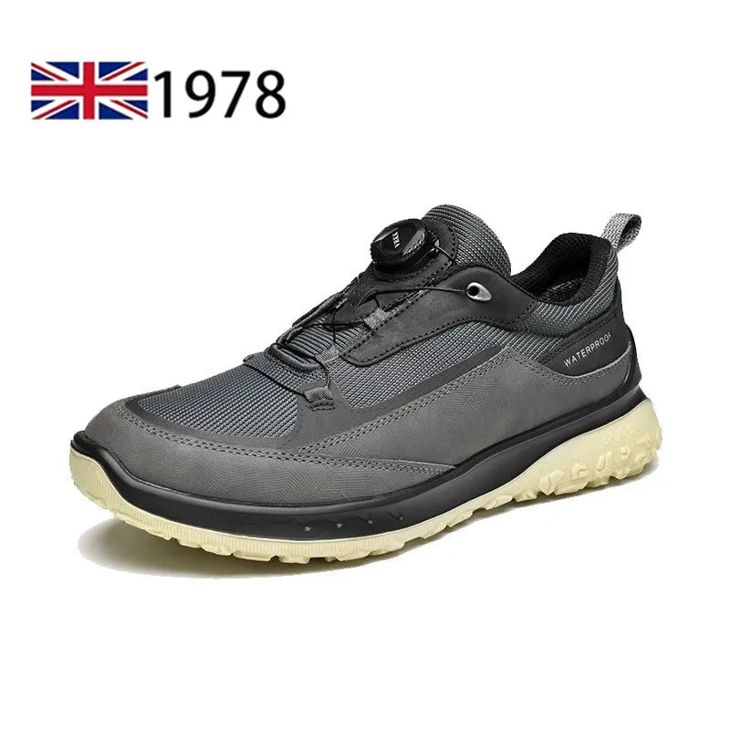 Fashion Waterproof Hiking Shoes Men's Climbing Shoes Anti-collision Fashion Outdoor Casual Lace-up Sneakers Pi-Mart