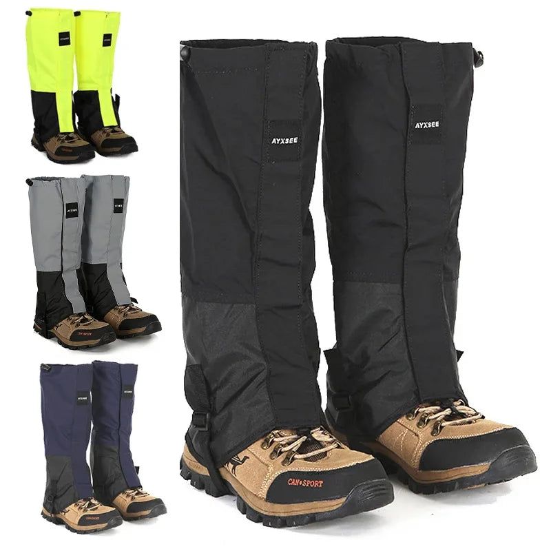Durable Waterproof Leg Gaiters Hiking Hunting Camping Climb Boots Leggings Covers Outdoor Hunting Winter Snow Skiing Leg Warmers Pi-Mart