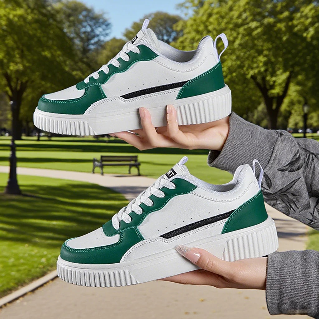 Fashion Women Casual Shoes Breathable Walking Flat Shoes Sneakers White Female Footwear Sports Running Outdoor Walking For Men Pi-Mart
