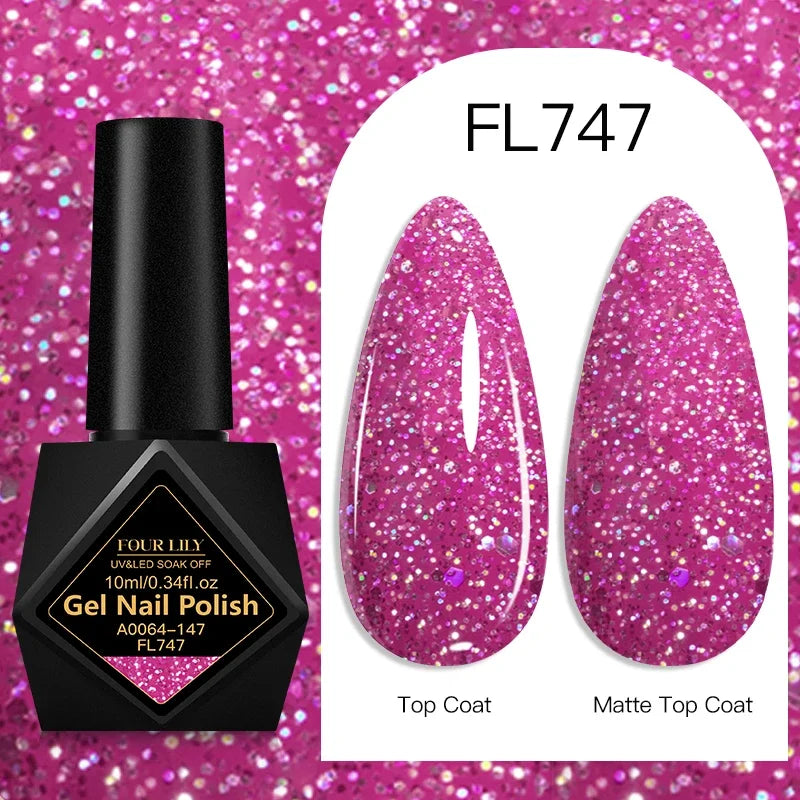 10ml Gel Nail Polish 162 Colors Nail Supplies Vernis Semi Permanent Nail Art Manicure Soak Off LED UV Gel Nail Varnishes Summer Tri Light Beauty