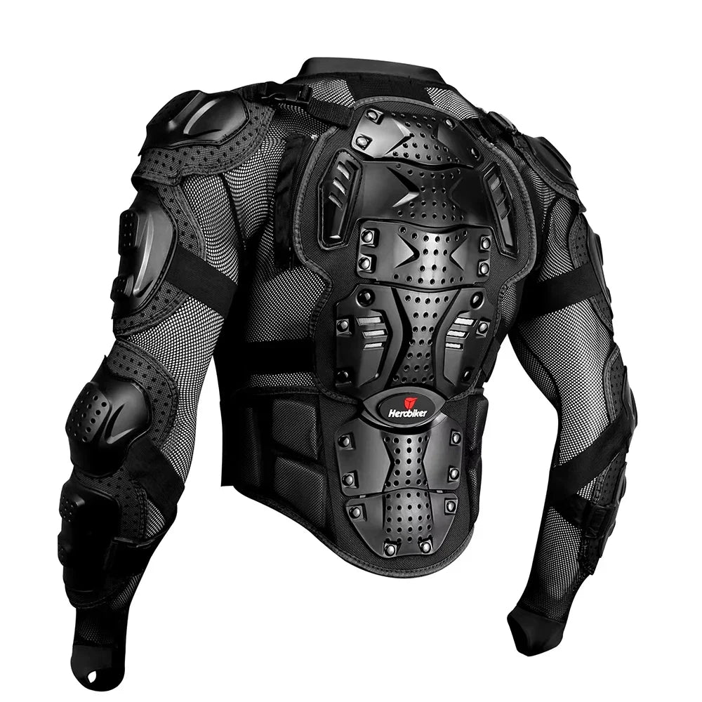 5XL Motorcycle Jackets Men's Full Body Armor Protection Jackets Motocross Enduro Racing Moto Protective Equipment Clothes LadyShow.Store