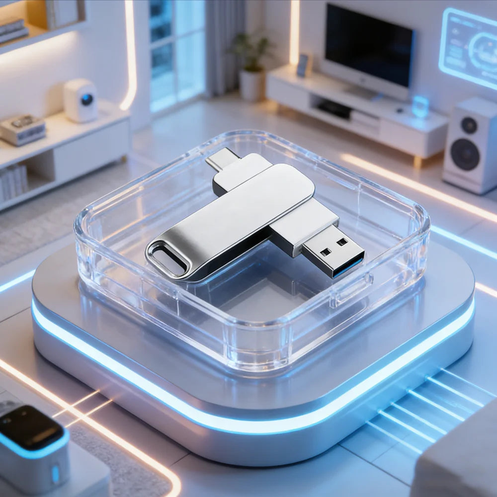 Lenovo USB3.2 USB Flash Drive 512GB OTG Pen Drive High Speed Type-C Flash Disk Real Capacity Metal Pendrive For Phone Computer LadyShow.Store
