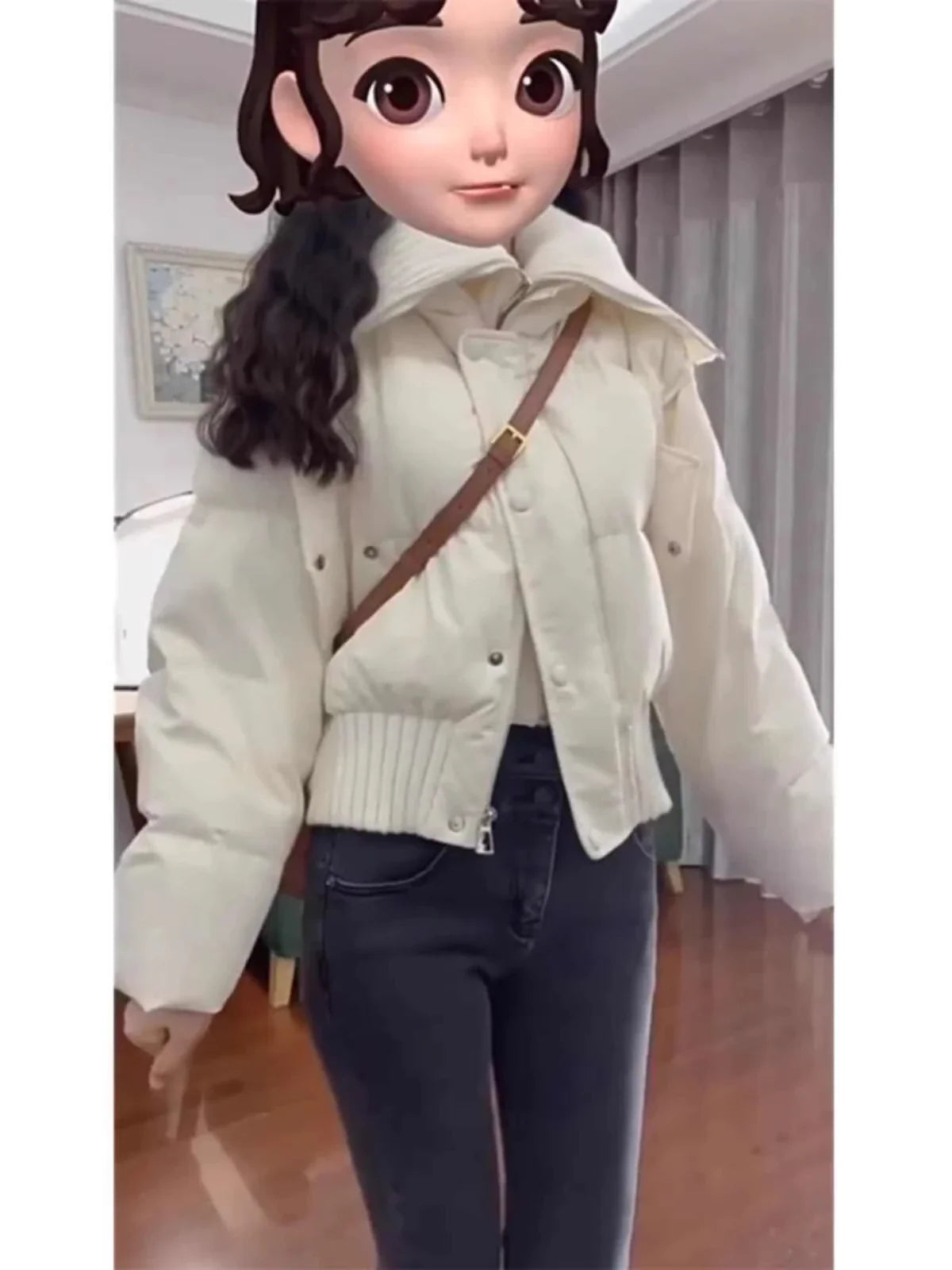 New Women Cotton Padded Jacket Winter Short Hooded Loose Cotton Coat Korean Women Parkas Coat Solid Outwear Women Puffer LadyShow.Store