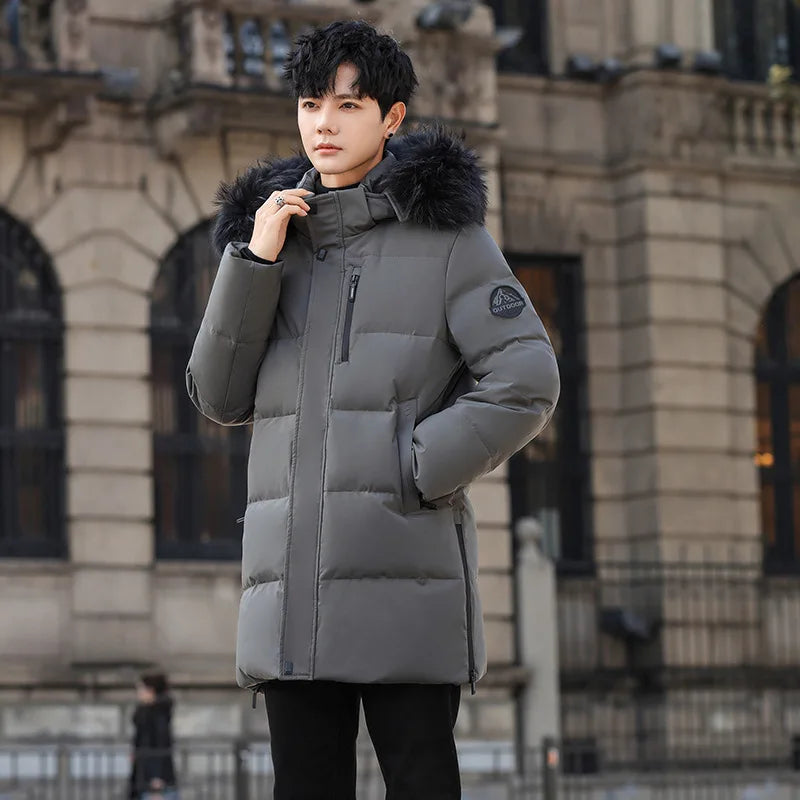 High Brand White Goose Down Jacket Coat Parka Men's Clothing Winter Padded Puffer Jackets Luxury Hooded Padding Outerwear HWY309 Pi-Mart