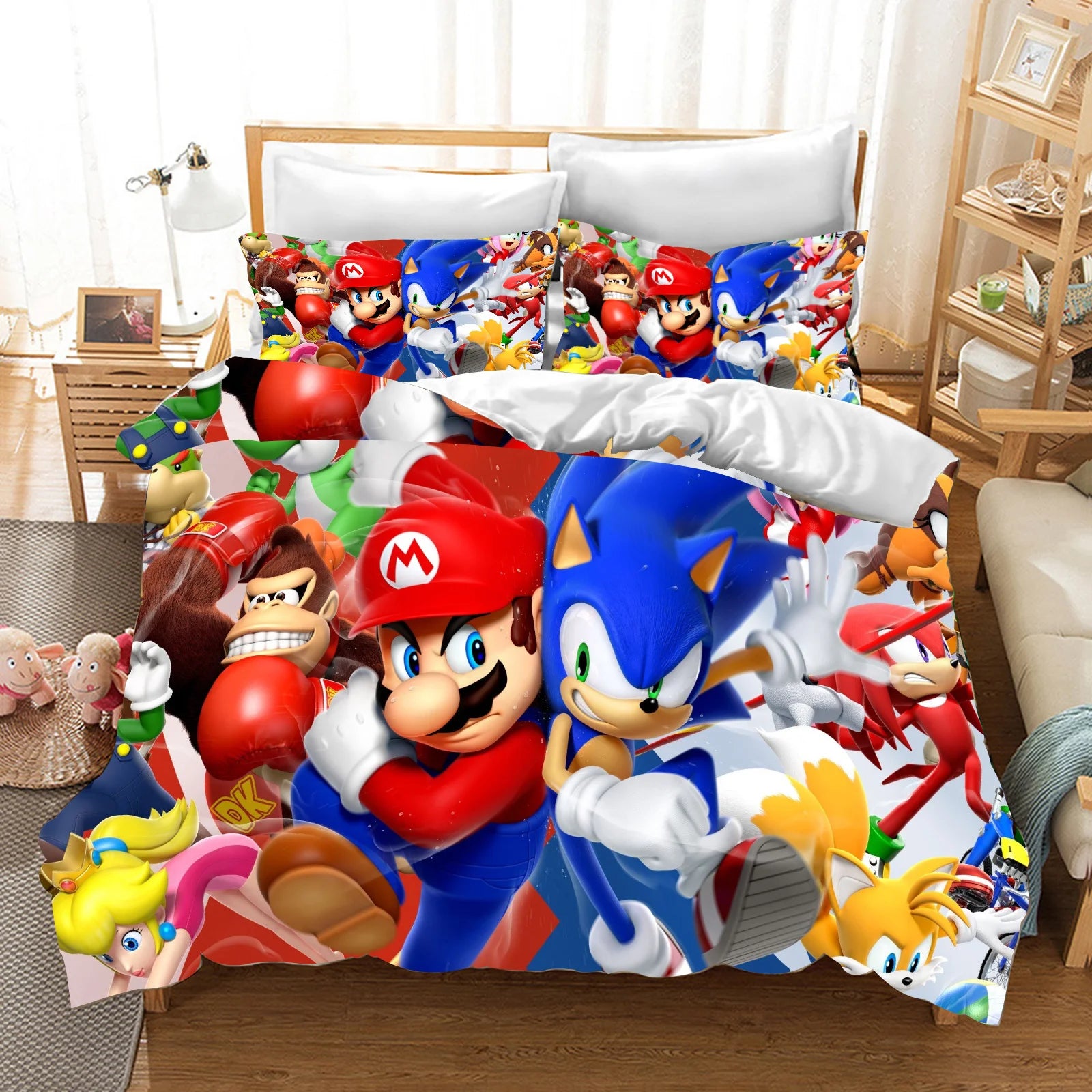 Anime Cartoon Duvet Cover 3D Printing Cute Children's Bedroom Set Polyester Adult Gift  2/3pcs Baby Bedding Pi-Mart