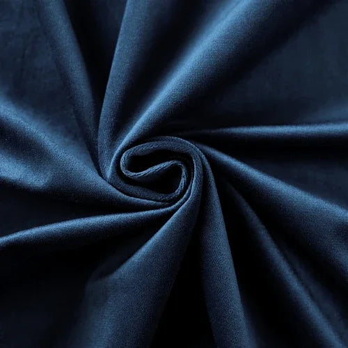 Velvet Fabric By The Meter for Tablecloth Diy Sofa Covers Curtains Sewing Thickened Soft Cloth Plain Black White Winter Textile Pi-Mart