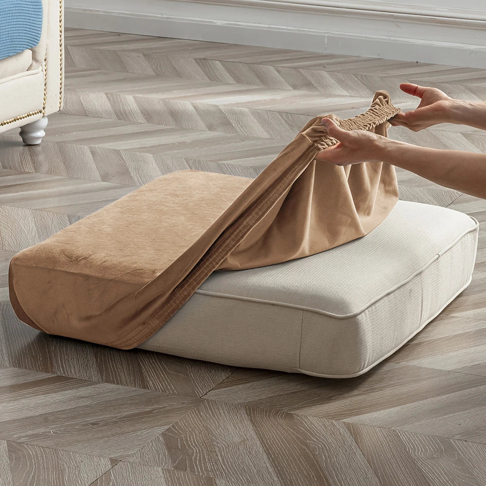 Super Soft Velvet Sofa Cover for Living Room Stretchy Washable Furniture Protector Luxury Universal Sofa Seat Cushion Cover Home Pi-Mart
