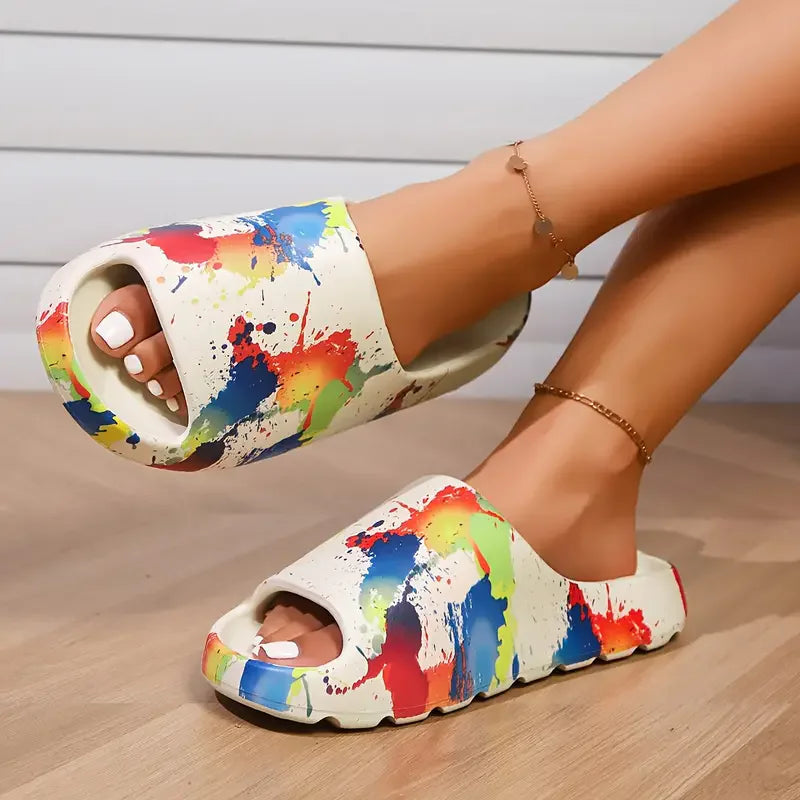 New Men Slippers Women Shoes Summer Beach Slippers Luxury Brand Outdoor Indoor Eva Soft Flip Flops Male Anti-slip Shoes 36-45 Pi-Mart