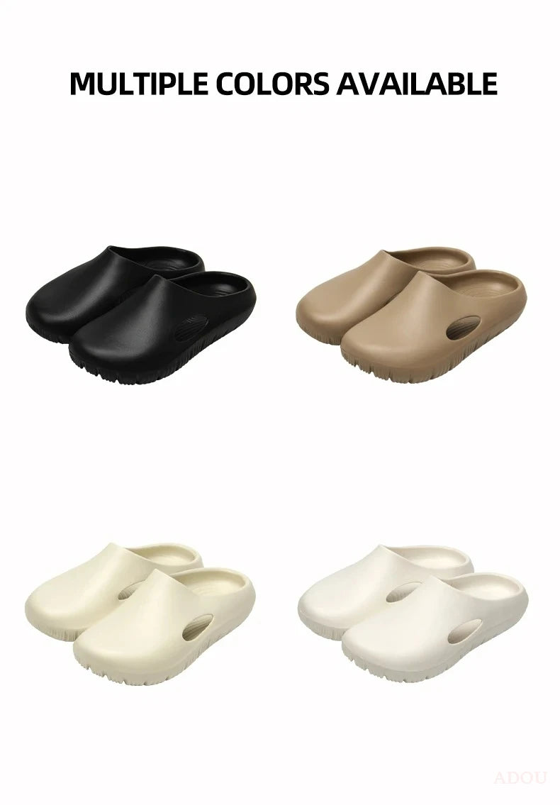 EVA Bread Men's Anti-Slip Odor-Resistant Outdoor Sandals Sports Beach Slippers for Casual Comfortable Footwear Pi-Mart