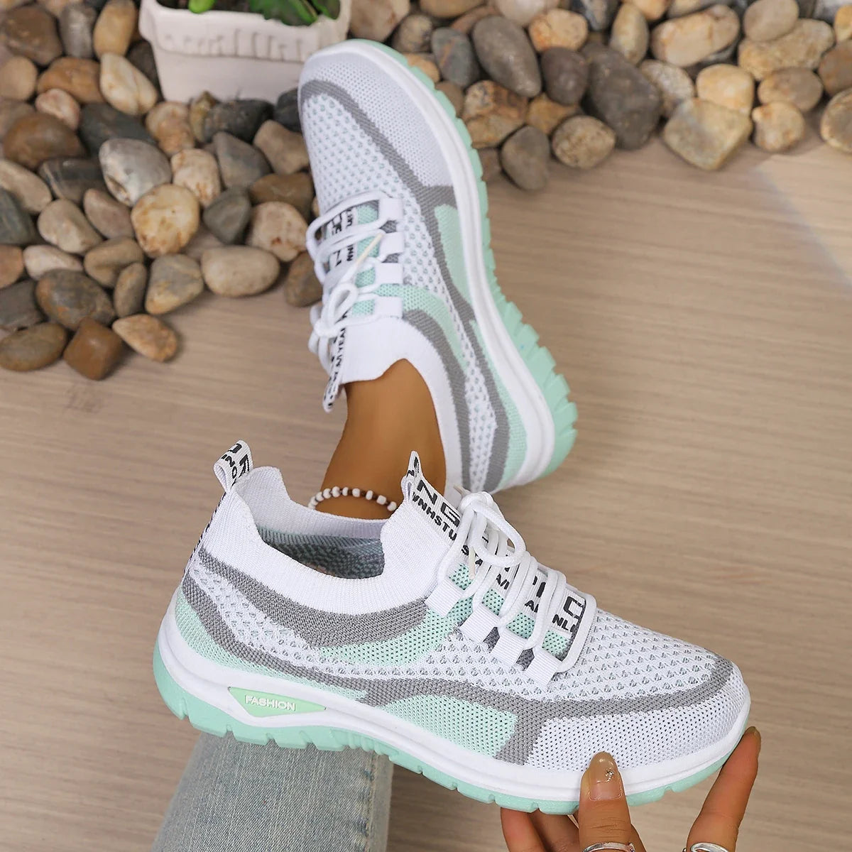 Women's Shoes Summer 2026 Casual Sneaker New Style Two-Color Single Shoes, Versatile, Casual and Fashionable Work Shoes LadyShow.Store