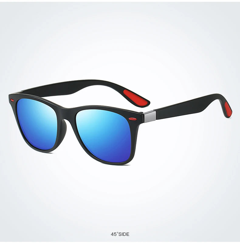 1-2-3PCS Fashion Vintage Square Unisex Driving Fishing Sunglasses Men Women Luxury Brand Designer Sun Glasses Anti-Glare Eyewear Pi-Mart