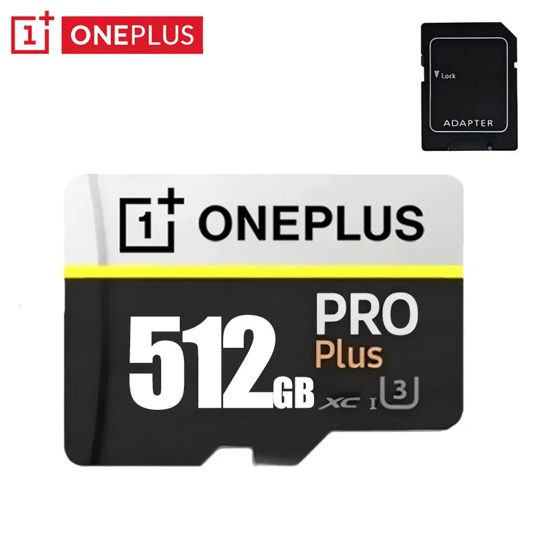 OnePlus 512GB Memory Card 1TB 2TB High Speed Full HD Video Mini SD Card 256GB 128GB Newest Micro Card For Phone Computer Camera Pi-Mart