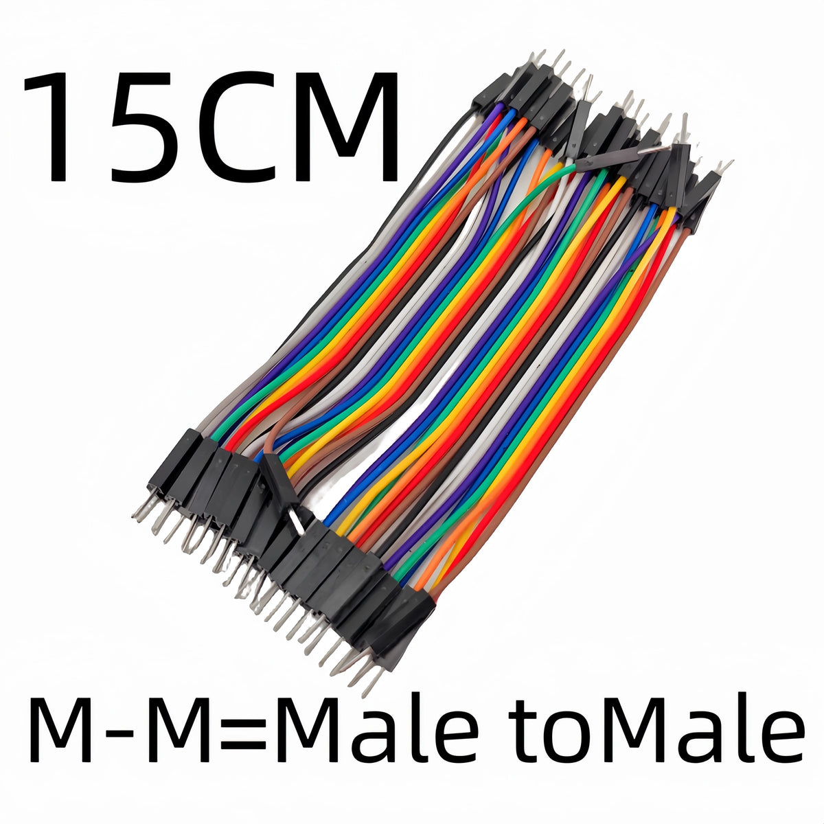 40-120pcs Dupont Line 10CM 20CM 30CM 40Pin Male to Male + Male to Female Female to Female Jumper Wire Dupont Cable for  DIY KIT Pi-Mart
