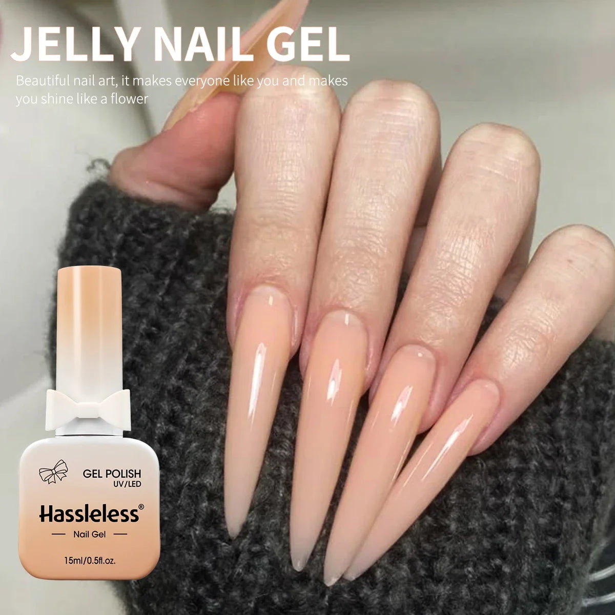 Single-use 15ml gel nail polish, convenient for home or salon manicures, easy to remove. Tri Light Beauty