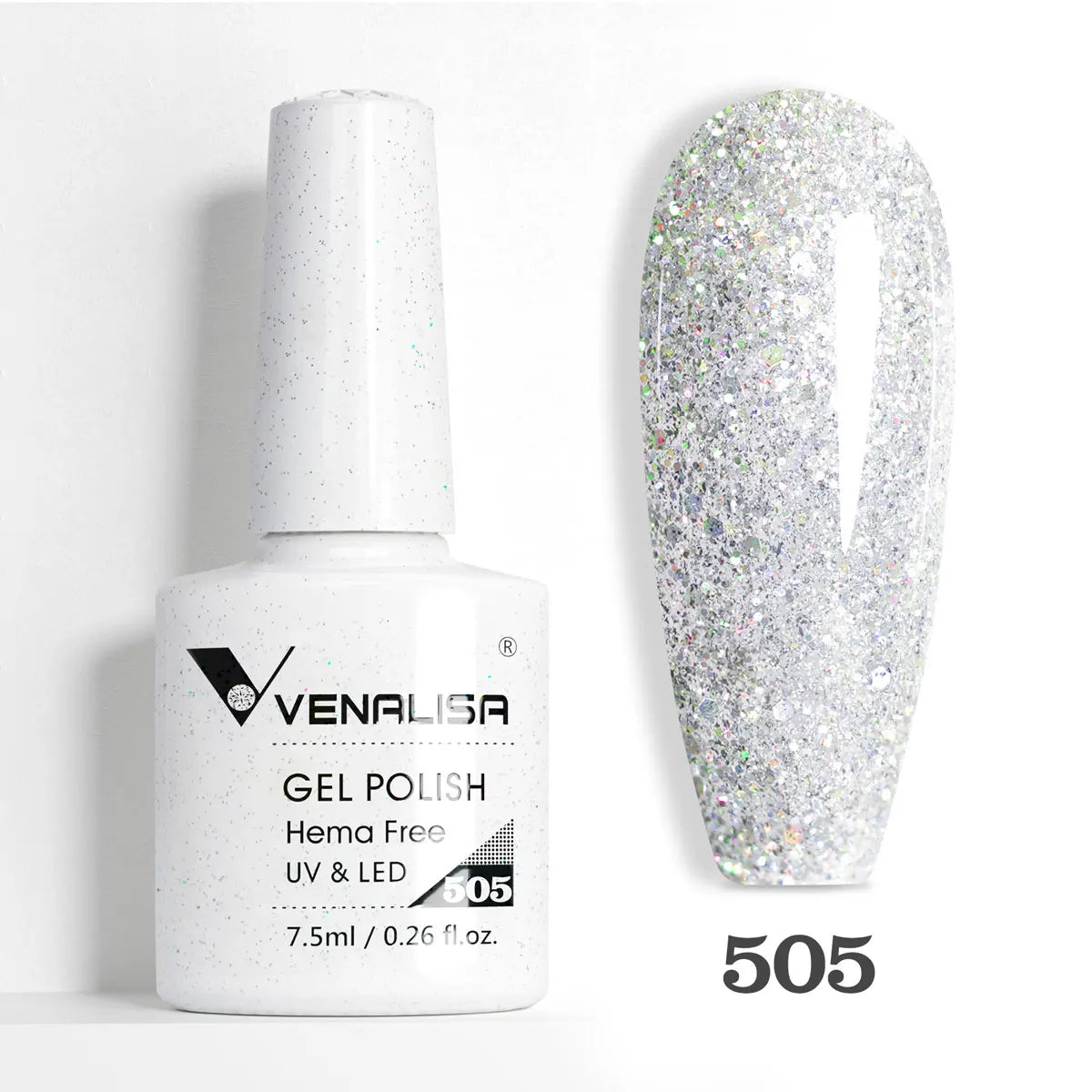 Venalisa HEMA TPO FREE Nail Gel Polish Glitter Gorgeous Full Coverage Soak Off UV LED French Nail Jelly Pink Nude Collection Tri Light Beauty