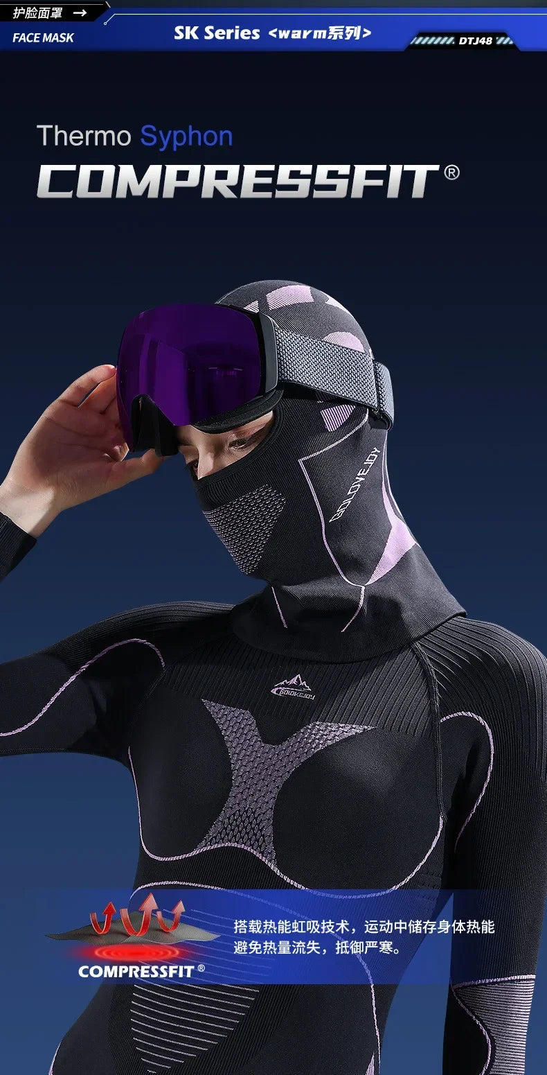 Men Women Cold-Proof Thermal Scarf Winter Ski Hat Balaclava Full Face Mask Ski Cycling Hunting Head Neck Cover Helmet Liner Cap Pi-Mart