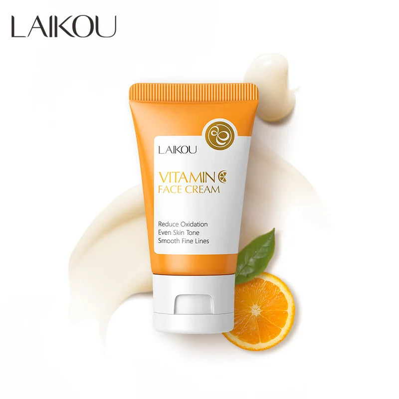 LAIKOU Vitamin C Face Cream Moisturizing Nourishing Japan Sakura Creams Uniform Skin Tone Beauty Facial Skin Care Product Tri Light Beauty