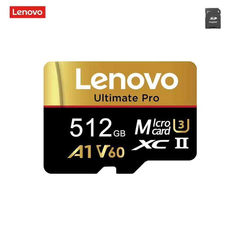 Lenovo 1TB Memory Card Stable Performance for Camera Surveillance Devices High Speed Micro TF SD Memory Card 512GB 256GB 128GB LadyShow.Store