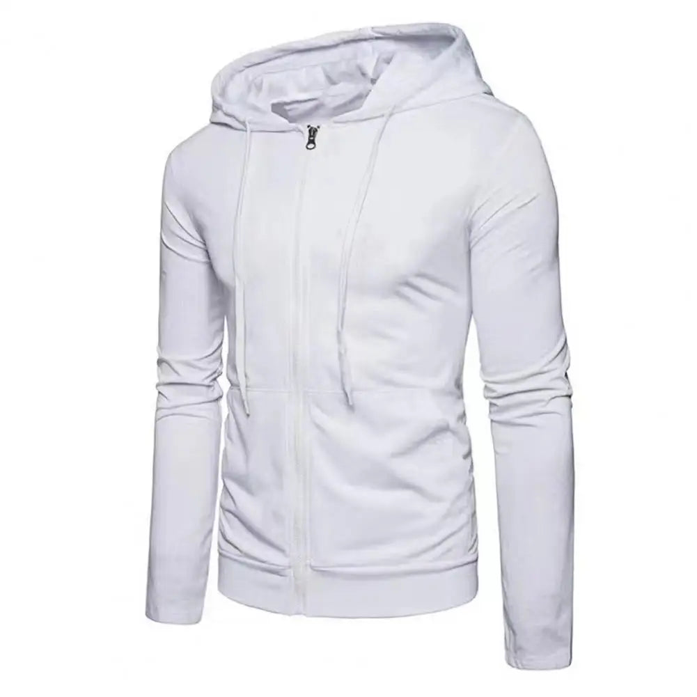 Autumn Men Sweatshirts Long Sleeve Jacket Hoodie Zipper Closure Jacket Male Hoodies Sweatshirt Slim Fit Male Clothing LadyShow.Store