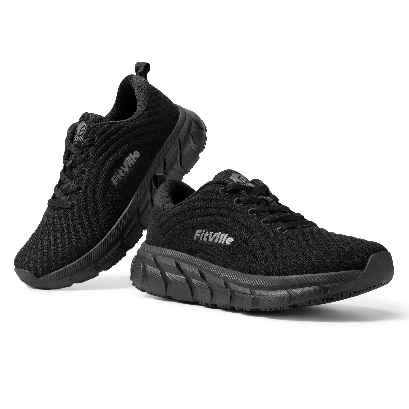 FitVille Wide Toe Box Shoes for Men Cushioned Well Extra Wide Width Shoes Non Slip Wide Lightweight Breathable Running Shoes Pi-Mart