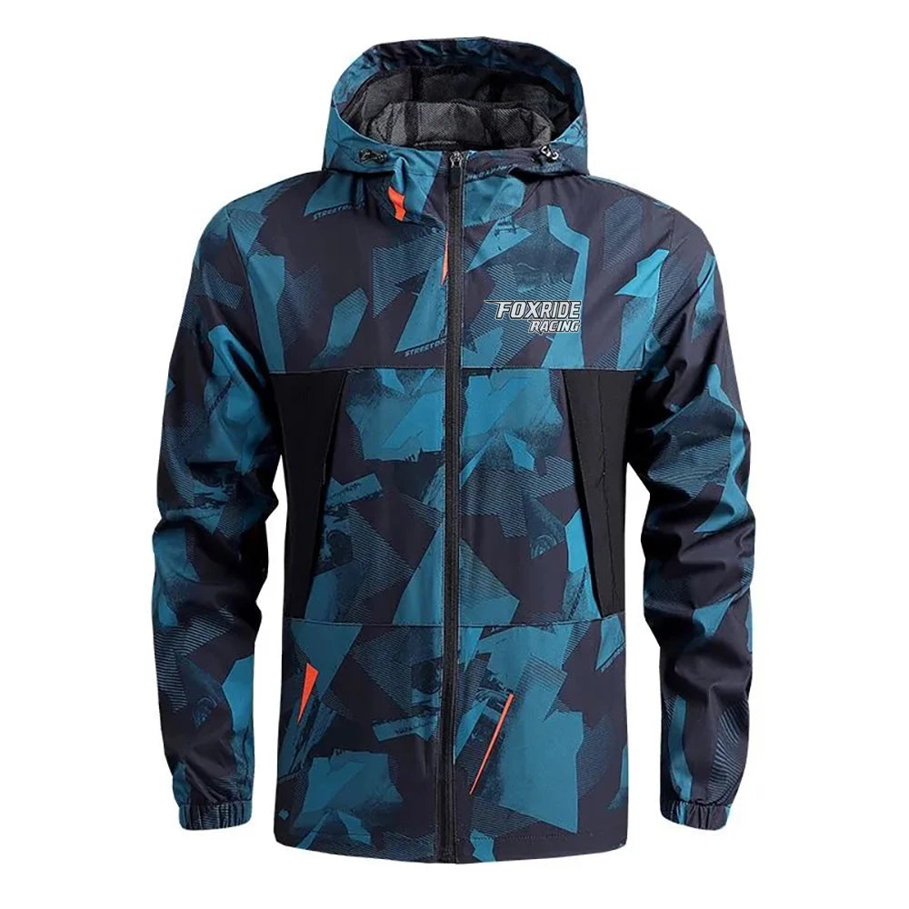 FOXRIDE RACING Men's Windbreaker Cycling Road Mountain Bike Jackets Man Chubasquero Ciclismo Hombre Bicycle Clothing MTB Jacket Pi-Mart
