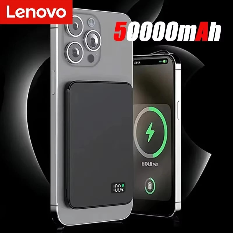 Lenovo Magnetic Wireless Power Bank PD22.5W Fast Charging Magsafe External Battery 500000mAh For iPhone Xiaomi Pi-Mart