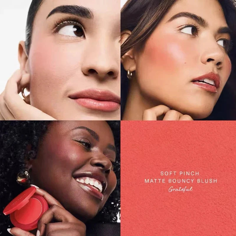 Rare Beauty New Product Frost-to-powder Mashed Potato Matte Air Cushion Blush Cream Liquid Blush Long-lasting Lipstick Lip Gloss Tri Light Beauty