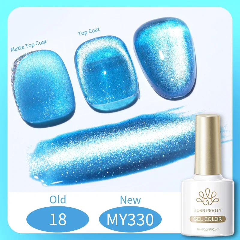 BORN PRETTY 117 Colors Cat Magnetic Gel Nail Polish 10ml Full Coverage Varnish Semi Permanent Super Gorgeous Nails Manicure Tri Light Beauty