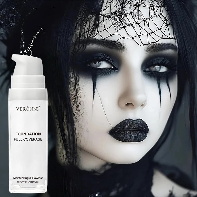White Liquid Foundation,Long-lasting concealer Mixable Pure White Foundation Adjuster Lighten & Brighten Parties & Events Makeup Pi-Mart