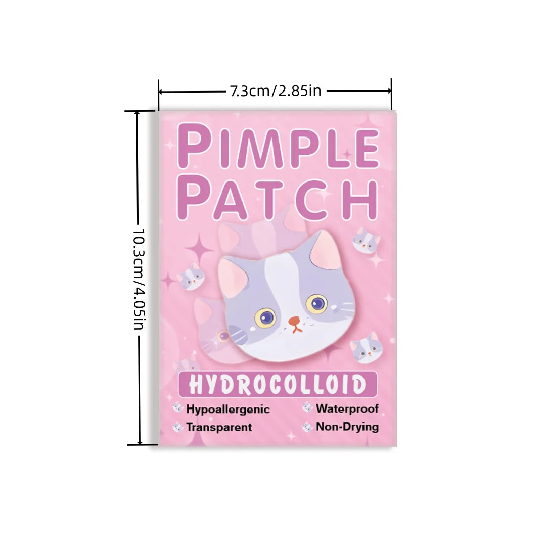 600pieces of cartoon cat acne patches, facial acne patches, concealer acne patches, and pimples patches. Ultra-thin and breathab Tri Light Beauty