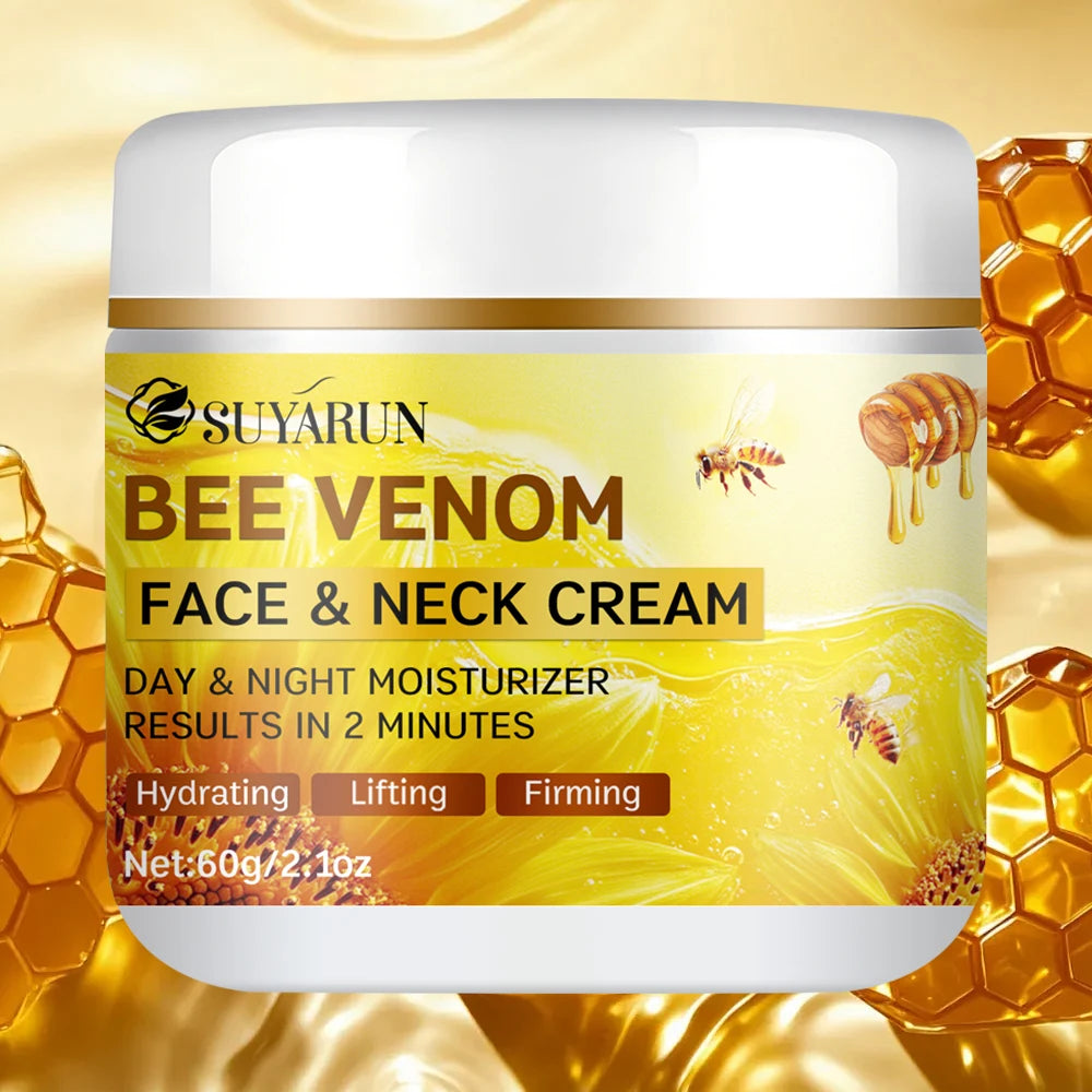 SUYARUN Bee Venom Collagen Anti-Aging Face YELLOW Cream | Firming Lifting Moisturizer | Wrinkle Reduction | 24H Hydration. Pi-Mart
