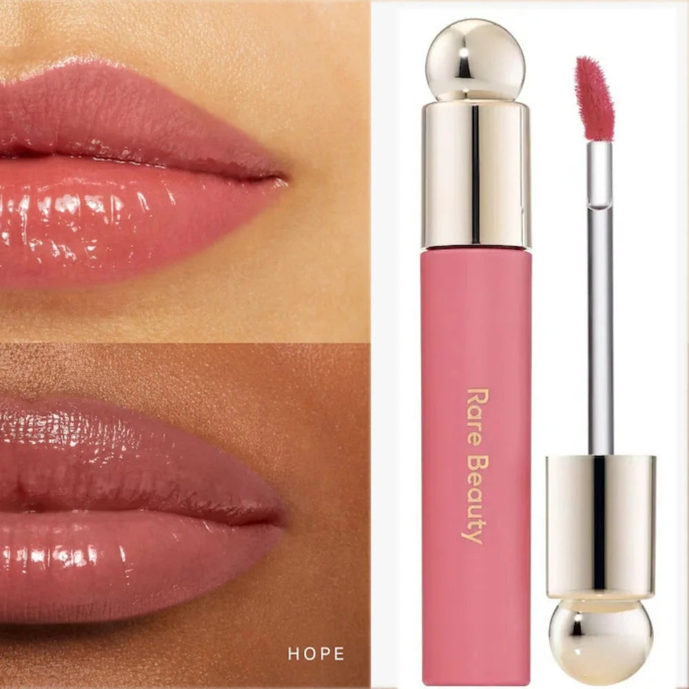 Rare Beauty Soft Pinch Tinted Lip Oil Stain Lip Gloss Delight Hope Happy Wonder Liquid Blush Makeup Cosmetics Face Eye Blusher Pi-Mart