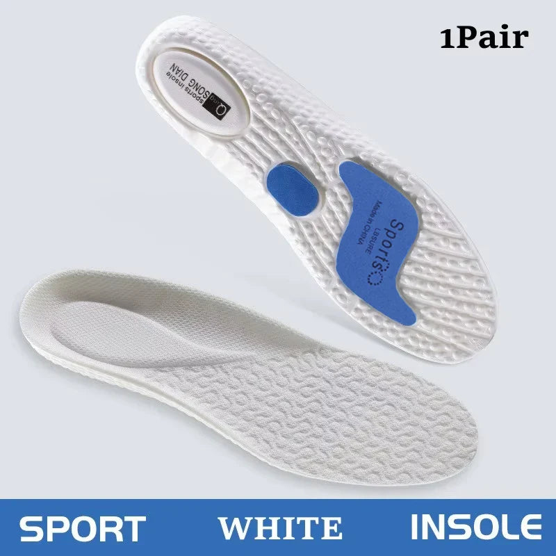 Sport Insoles for Feet Soft Shock Absorption Inserts Template Orthopedic Plantar Fasciitis Insole for Shoes Man Women Shoe Sole LadyShow.Store