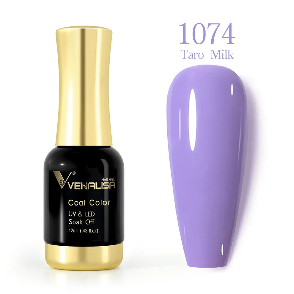 VENALISA Nail Gel Varnish TPO FREE Soak Off UV LED Organic Odorless Enamels Nail Art Colors 12ml 120Colors UV Gel Nail Polish Tri Light Beauty