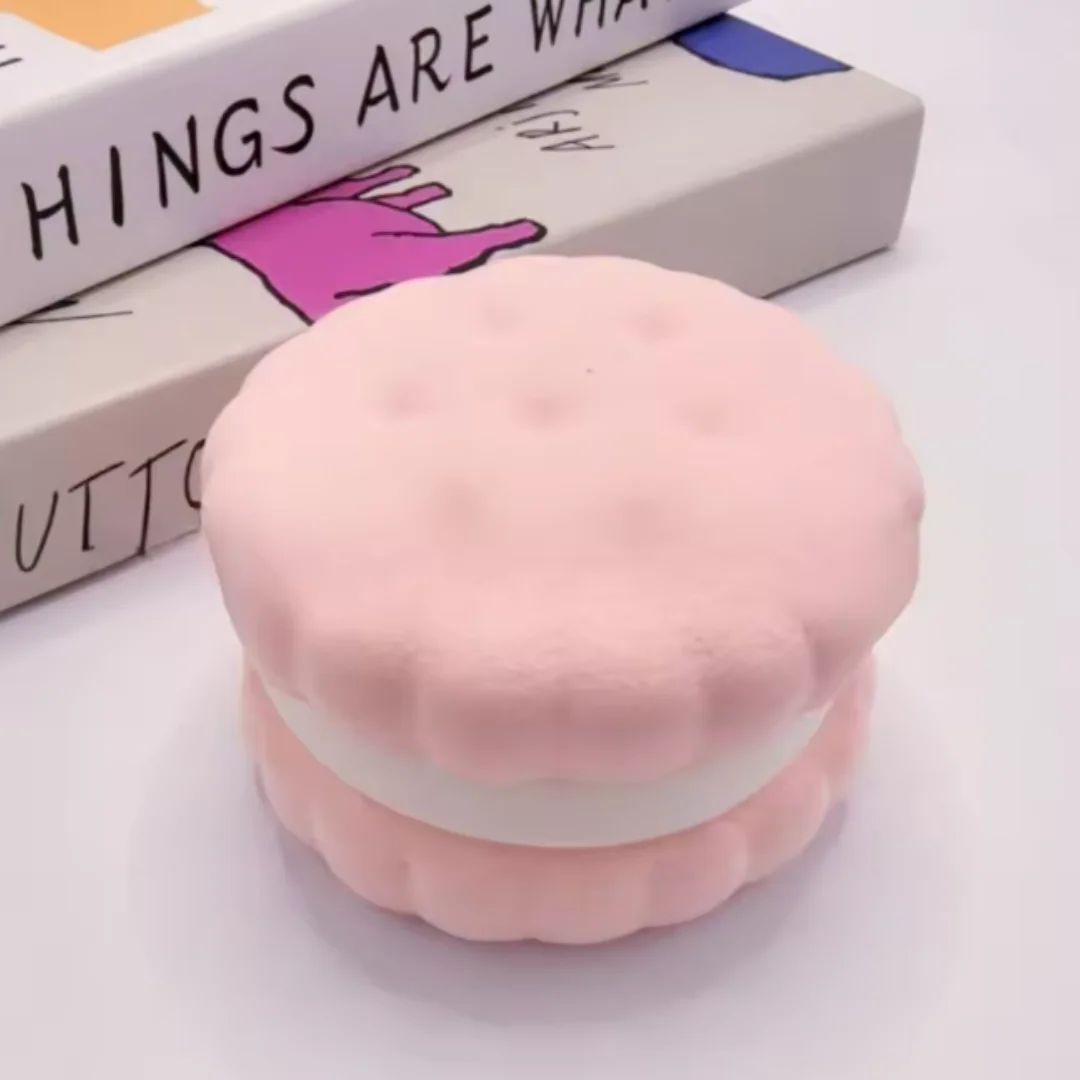 Squishy Simulated Cake Squeeze Toy Stress Relief Slow Rising Sensory Fidget Toys for Anxiety ADHD Autism Adults ASMR Fun Pi-Mart