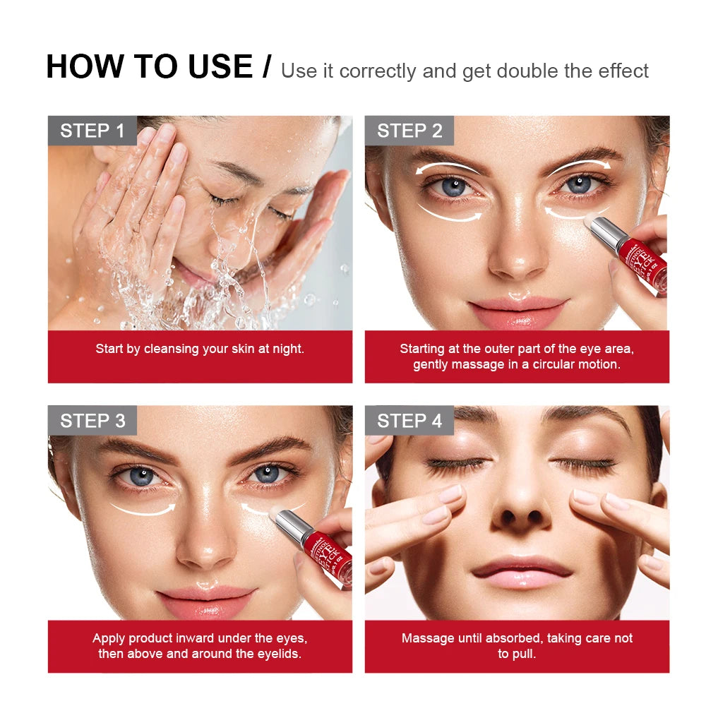 Retinol Eye Cream Lightening Dark Circles Firming Skin Instant Eye Repair Serum Stick for women Women Eyes Care Pi-Mart