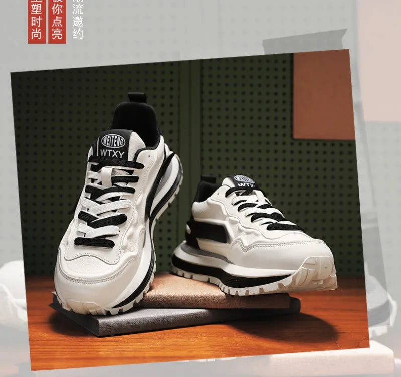 Trend Men Versatile Sneakers 2025 Autumn High Quality Comfortable Platform Sports Running Shoes Outdoor Youth Shoes for Men Plus Pi-Mart